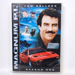 Magnum PI Season 1 DVD Box Set Tom Selleck‎ 6-Disc 80s TV Series Hawaii Crime